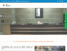 Tablet Screenshot of hotelsansilvestre.com